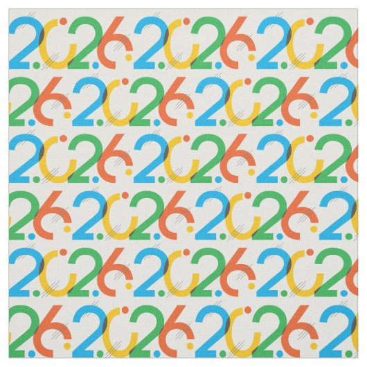 Moderne Abstracte klasse van 2026-verbinding Stof (Swatch)