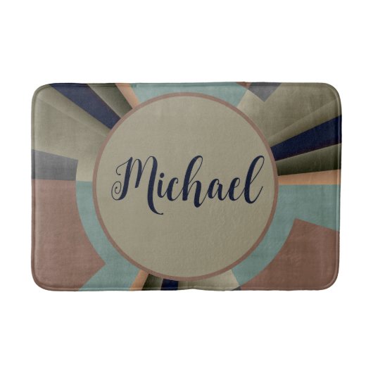 Moderne Abstracte Kleur Harmonie Fractal Graphic N Badmat (Voorkant)