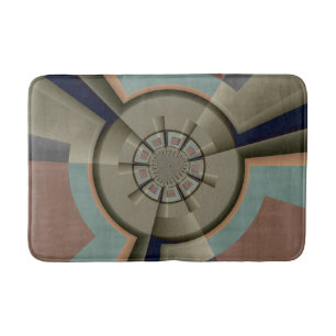 Moderne Abstracte Kleur Harmonie Fractale Kunst Gr Badmat
