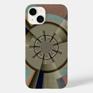 Moderne Abstracte Kleur Harmonie Fractale Kunst Gr Case-Mate iPhone 14 Hoesje