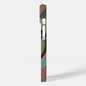 Moderne Abstracte Kleur Harmonie Fractale Kunst Gr Case-Mate iPhone Case (Achterkant / Links)