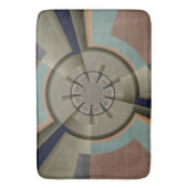 Moderne Abstracte kleur Harmony Fractal Art Graphi Badmat (Voorkant Verticaal)