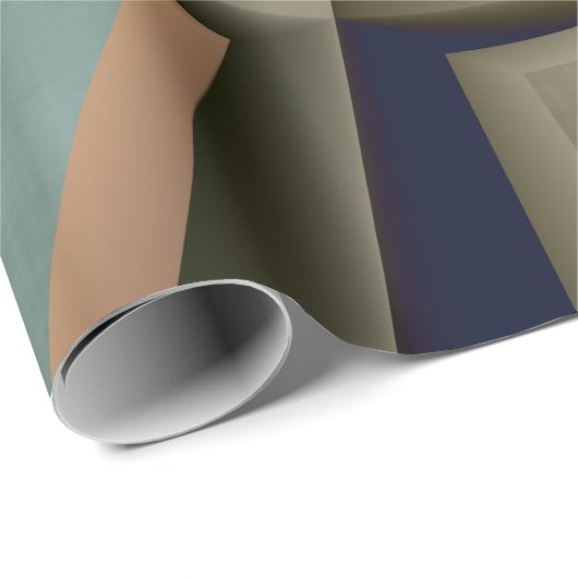 Moderne Abstracte kleur Harmony Fractal Art Graphi Cadeaupapier (Rol Hoek)