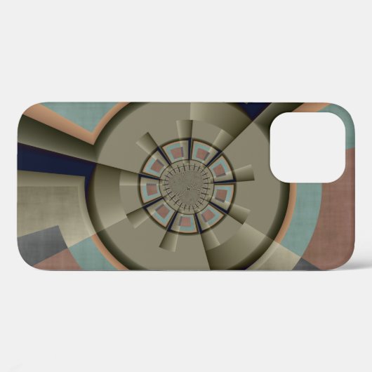 Moderne Abstracte kleur Harmony Fractal Art Graphi Case-Mate iPhone Case (Achterkant (horizontaal))