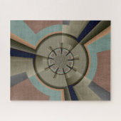 Moderne Abstracte kleur Harmony Fractal Art Graphi Legpuzzel (Horizontaal)