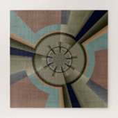 Moderne Abstracte kleur Harmony Fractal Art Graphi Legpuzzel (Horizontaal)