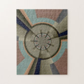 Moderne Abstracte kleur Harmony Fractal Art Graphi Legpuzzel (Verticaal)