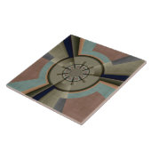 Moderne Abstracte kleur Harmony Fractal Art Graphi Tegeltje (Zijkant)