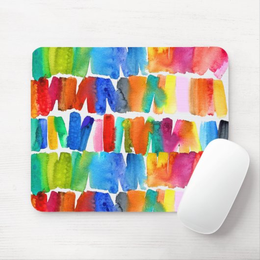 Moderne, abstracte kleuren, ongekende kleuren muismat (Met muis)