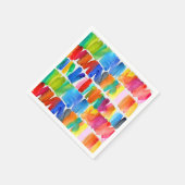 Moderne, abstracte kleuren, ongekende kleuren servet (Hoek)