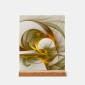 Moderne Abstracte Kleuren van Edele Metalen Fracta Acryl Bord (Voorkant)