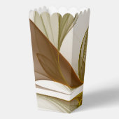 Moderne Abstracte Kleuren van Edele Metalen Fracta Bedankdoosjes (Achterkant)
