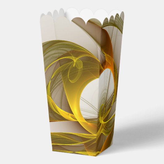 Moderne Abstracte Kleuren van Edele Metalen Fracta Bedankdoosjes (Voorkant)