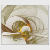 Moderne Abstracte Kleuren van Edele Metalen Fracta Cadeaupapier (Vlak)