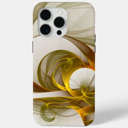 Moderne Abstracte Kleuren van Edele Metalen Fracta Case-Mate iPhone Case (Achterkant)
