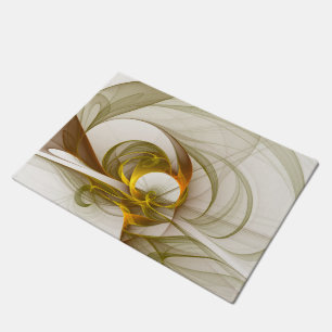 Moderne Abstracte Kleuren van Edele Metalen Fracta Deurmat
