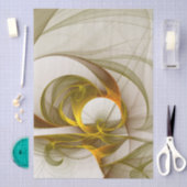 Moderne Abstracte Kleuren van Edele Metalen Fracta Tissuepapier (Craft)