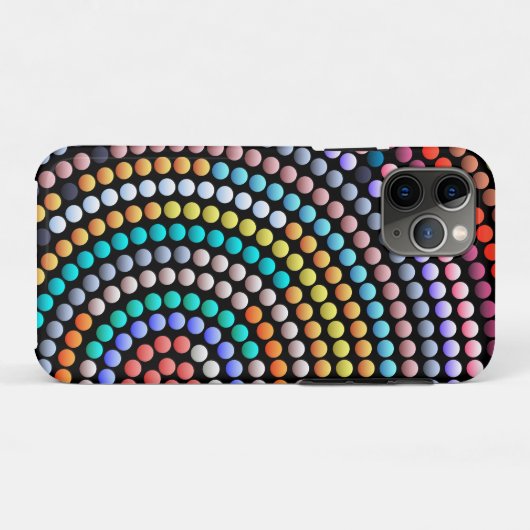 Moderne Abstracte kleurenkunst Case-Mate iPhone Case (Achterkant (horizontaal))