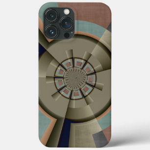 Moderne Abstracte Kleurharmonie Fractale Kunst Gra Case-Mate iPhone Case
