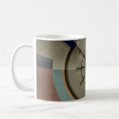 Moderne Abstracte Kleurharmonie Fractale Kunst Gra Koffiemok (Links)