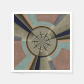 Moderne Abstracte Kleurharmonie Fractale Kunst Gra Servet (Voorkant)