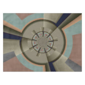 Moderne Abstracte Kleurharmonie Fractale Kunst Gra Tafelkleed (Voorkant (Horizontaal))