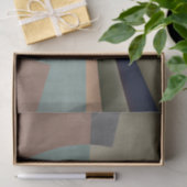 Moderne Abstracte Kleurharmonie Fractale Kunst Gra Tissuepapier (Geschenk)
