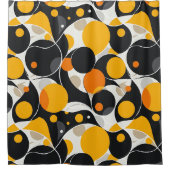 Moderne Abstracte Kleurige Bellen Douchegordijn (Voorkant)
