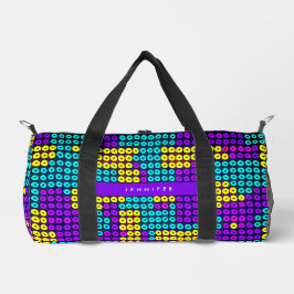 Moderne Abstracte kleurrijke bakstenen geometrisch Plunjezak