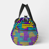 Moderne Abstracte kleurrijke bakstenen geometrisch Plunjezak (Rechts)