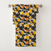 Moderne Abstracte Kleurrijke Bellen Bad Handdoek (Insitu)