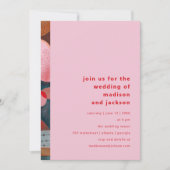 Moderne abstracte kleurrijke eenvoudige minimale b kaart (Voorkant)