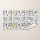 Moderne Abstracte kleurrijke geometrische patronen Bad Handdoek (Handdoek)