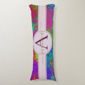 Moderne Abstracte kleurrijke kleurstofpatronen Lichaamskussen (Voorkant Verticaal)