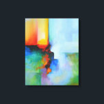 Moderne Abstracte kleurrijke verf Canvas Afdruk<br><div class="desc">Moderne Abstracte kleurrijke verf</div>