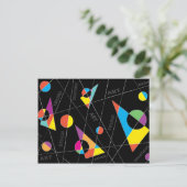 Moderne Abstracte kleurrijke vormgeving | Briefkaart (Staand voorkant)
