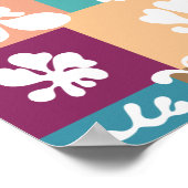 Moderne Abstracte kleurrijke vormgeving | Poster (Hoek)