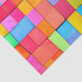 Moderne Abstracte kleurrijke Waterverf Art Fun Art Tissuepapier (Detail)