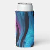 Moderne Abstracte Koelbox- Gewoon Chillin-Blue Seltzer Blikjeskoeler (Seltzer Achterkant)