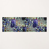 Moderne Abstracte kosmopolitaan Trendy Artwork 80- Yogamat (Voorkant (horizontaal))