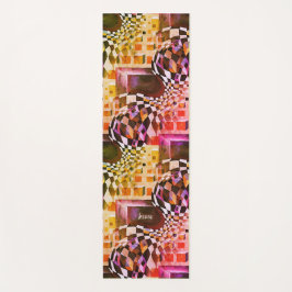 Moderne Abstracte kosmopolitaan Trendy Artwork 80- Yogamat