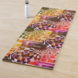 Moderne Abstracte kosmopolitaan Trendy Artwork 80- Yogamat