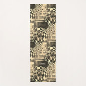 Moderne Abstracte kosmopolitan Trendy Artwork Yogamat (Voorkant)