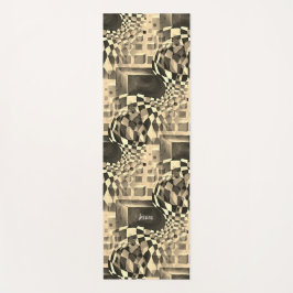 Moderne Abstracte kosmopolitan Trendy Artwork Yogamat