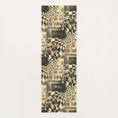 Moderne Abstracte kosmopolitan Trendy Artwork Yogamat (Achterkant)