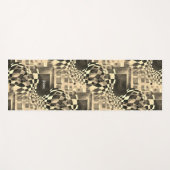 Moderne Abstracte kosmopolitan Trendy Artwork Yogamat (Voorkant (horizontaal))