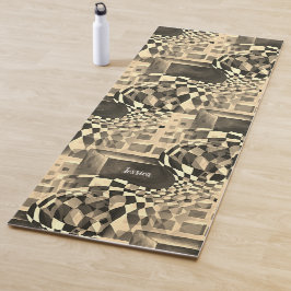 Moderne Abstracte kosmopolitan Trendy Artwork Yogamat