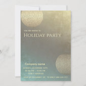 Moderne abstracte kringen corporate Holiday party Kaart (Voorkant)