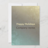 Moderne abstracte kringen corporate Holiday party Kaart (Achterkant)