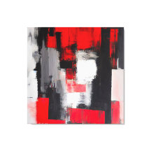 Moderne Abstracte kunst - Agressieve 0001 Print